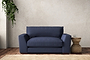 Guddu Love Seat - Recycled Cotton Navy-nkuku