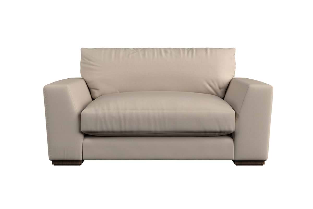 Guddu Love Seat - Recycled Cotton Ochre-nkuku
