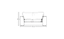 Guddu Love Seat - Recycled Cotton Ochre-nkuku