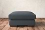 Guddu Medium Footstool - Brera Linen Dusk-nkuku