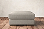 Guddu Medium Footstool - Brera Linen Natural-nkuku