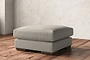 Guddu Medium Footstool - Brera Linen Natural-nkuku