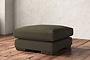 Guddu Medium Footstool - Recycled Cotton Fatigue-nkuku