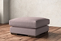 Guddu Medium Footstool - Recycled Cotton Lavender-nkuku