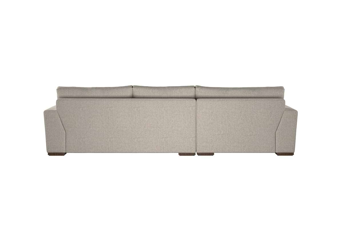 Guddu Medium Left Hand Chaise Sofa - Brera Linen Charcoal-nkuku