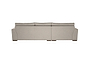 Guddu Medium Left Hand Chaise Sofa - Brera Linen Chestnut-nkuku