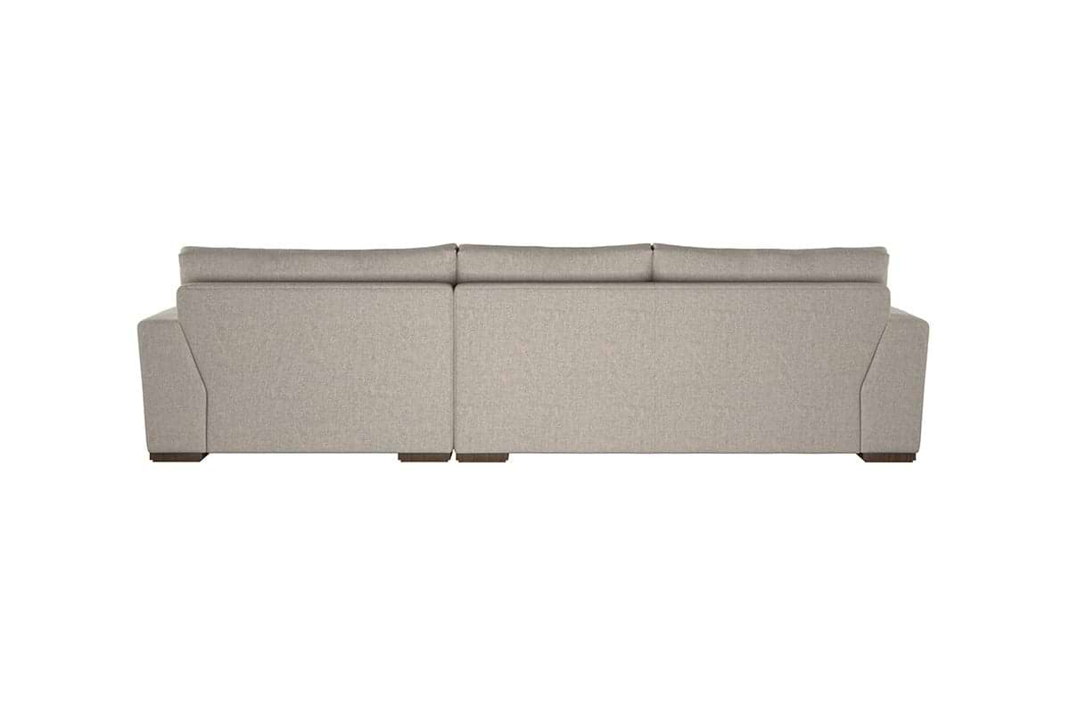 Guddu Medium Right Hand Chaise Sofa - Brera Linen Charcoal-nkuku