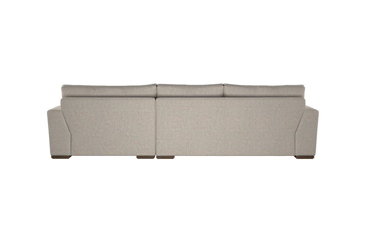 Guddu Medium Right Hand Chaise Sofa - Brera Linen Jade-nkuku