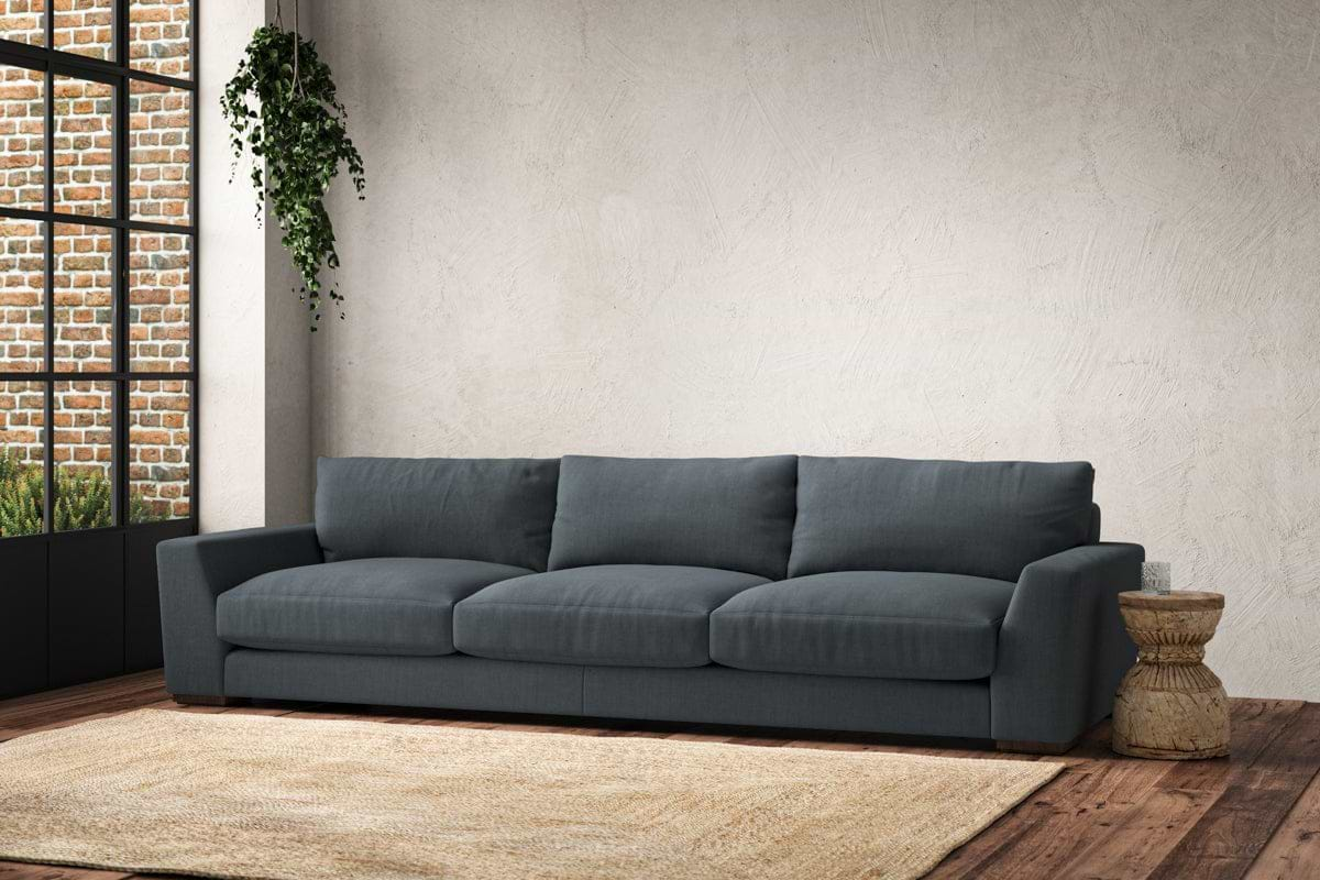 Guddu Super Grand Sofa - Brera Linen Dusk-nkuku