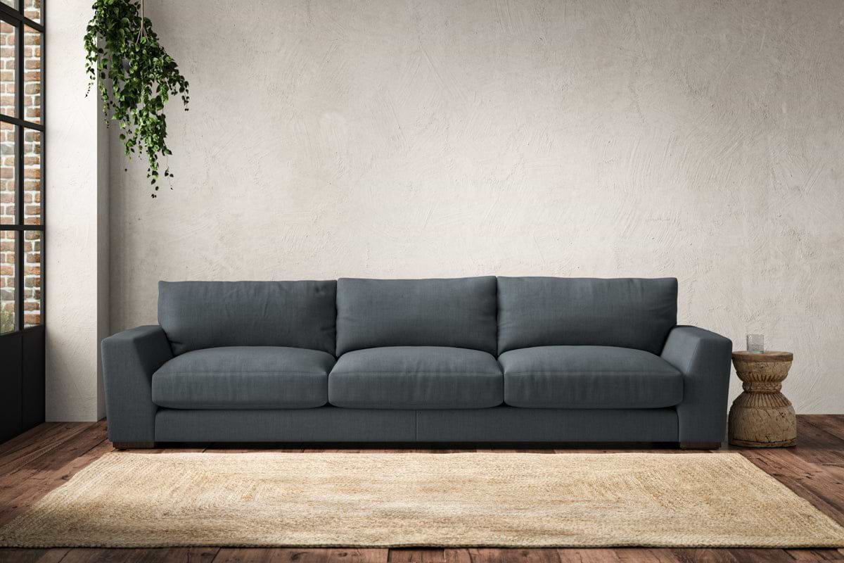 Guddu Super Grand Sofa - Brera Linen Dusk-nkuku