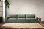 Guddu Super Grand Sofa - Brera Linen Jade-nkuku