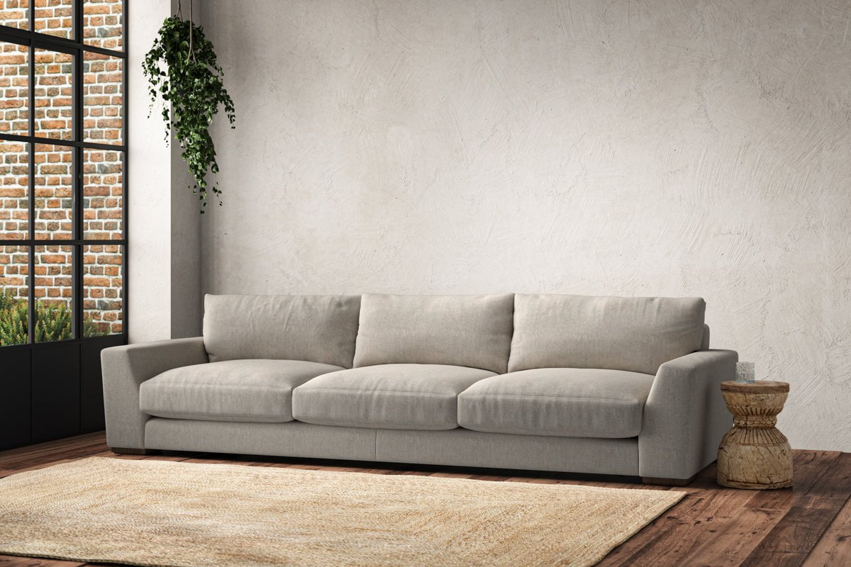 Guddu Super Grand Sofa - Brera Linen Natural-nkuku