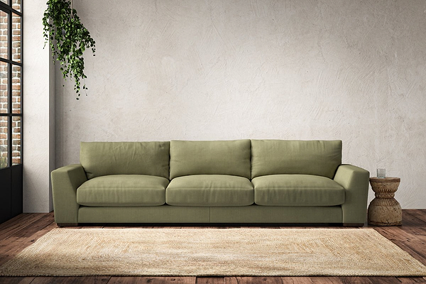 Guddu Super Grand Sofa - Brera Linen Sage-nkuku