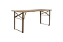 Hanita Mango Wood Folding Dining Table-nkuku