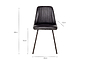 Harsha Leather Dining Chair - Aged Black-nkuku