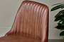 Harsha Leather Dining Chair - Chocolate Brown-nkuku