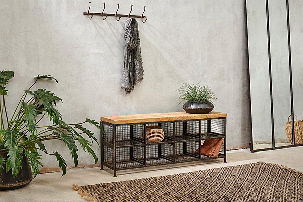 Hasa Industrial Storage Bench-nkuku