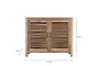 Ibo Reclaimed Wooden Slatted Sideboard - Natural