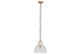 Inayah Recycled Glass Pendant - Clear