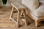 Ibo Reclaimed Wood Low Stool - Natural