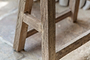 Ibo Reclaimed Wood Low Stool - Natural