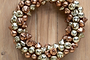 Inika Glass Wreath - Antique Gold & Rust