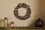 Ishana Wreath - Antique Brass