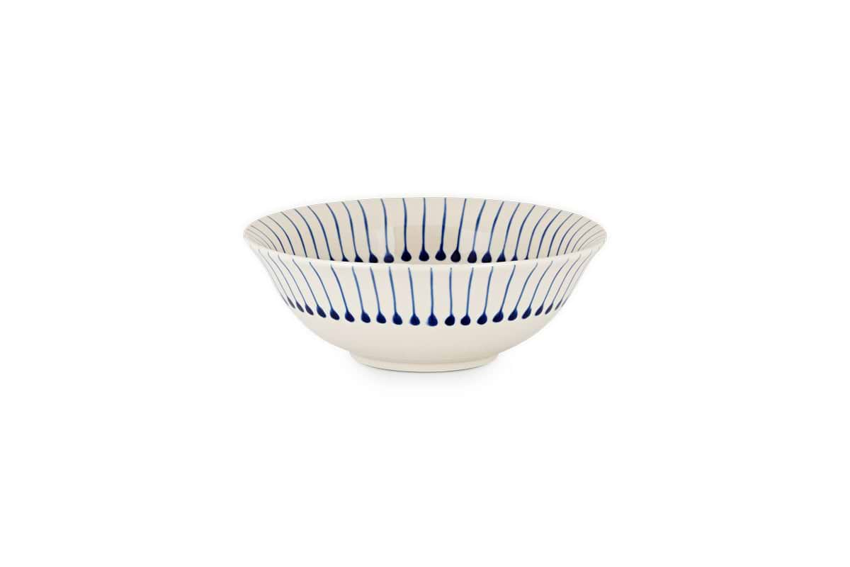 Iba Cereal Bowl - Indigo-nkuku