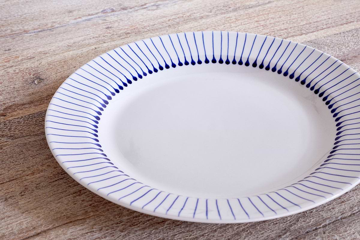 Iba Dinner Plate - Indigo-nkuku