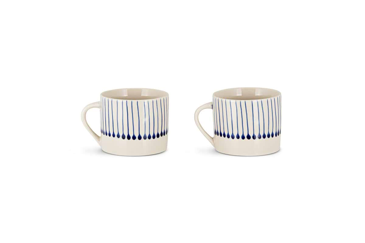 Iba Mug - Indigo - Small (Set of 2)-nkuku