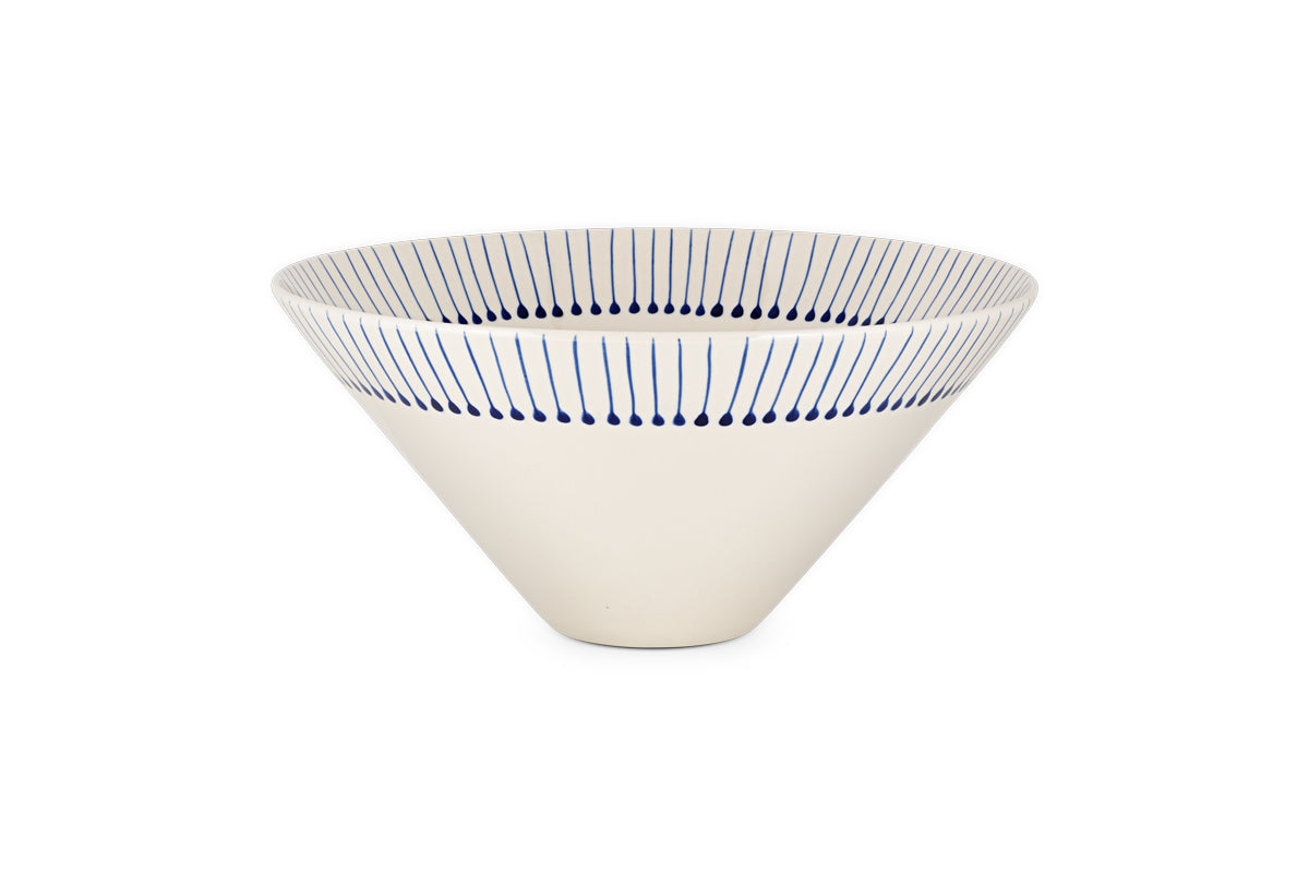 Iba Serving Bowl - Indigo-nkuku