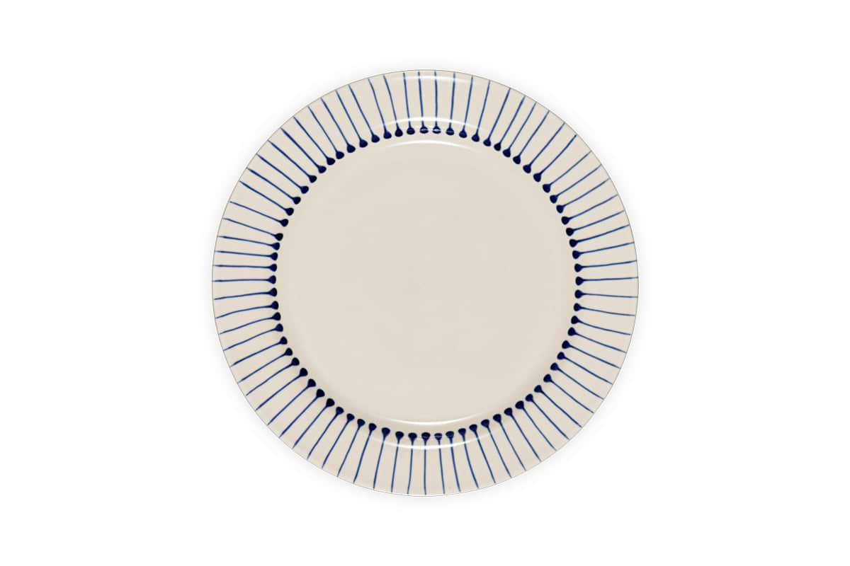 Iba Side Plate - Indigo-nkuku