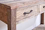 Ibo Reclaimed Wood 3 Drawer Console Table - Natural-nkuku