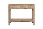 Ibo Reclaimed Wood 3 Drawer Console Table - Natural-nkuku