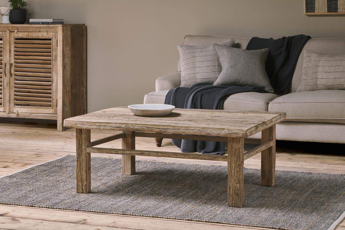 Ibo Reclaimed Wood Coffee Table - Natural- nkuku