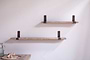 Ibo Reclaimed Wood & Iron Shelf - Natural-nkuku