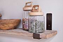 Ibo Reclaimed Wood & Iron Shelf - Natural-nkuku