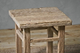 Ibo Reclaimed Wood Side Table - Natural- nkuku