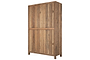 Ibo Reclaimed Wooden Slatted Cabinet – Natural - Large-nkuku