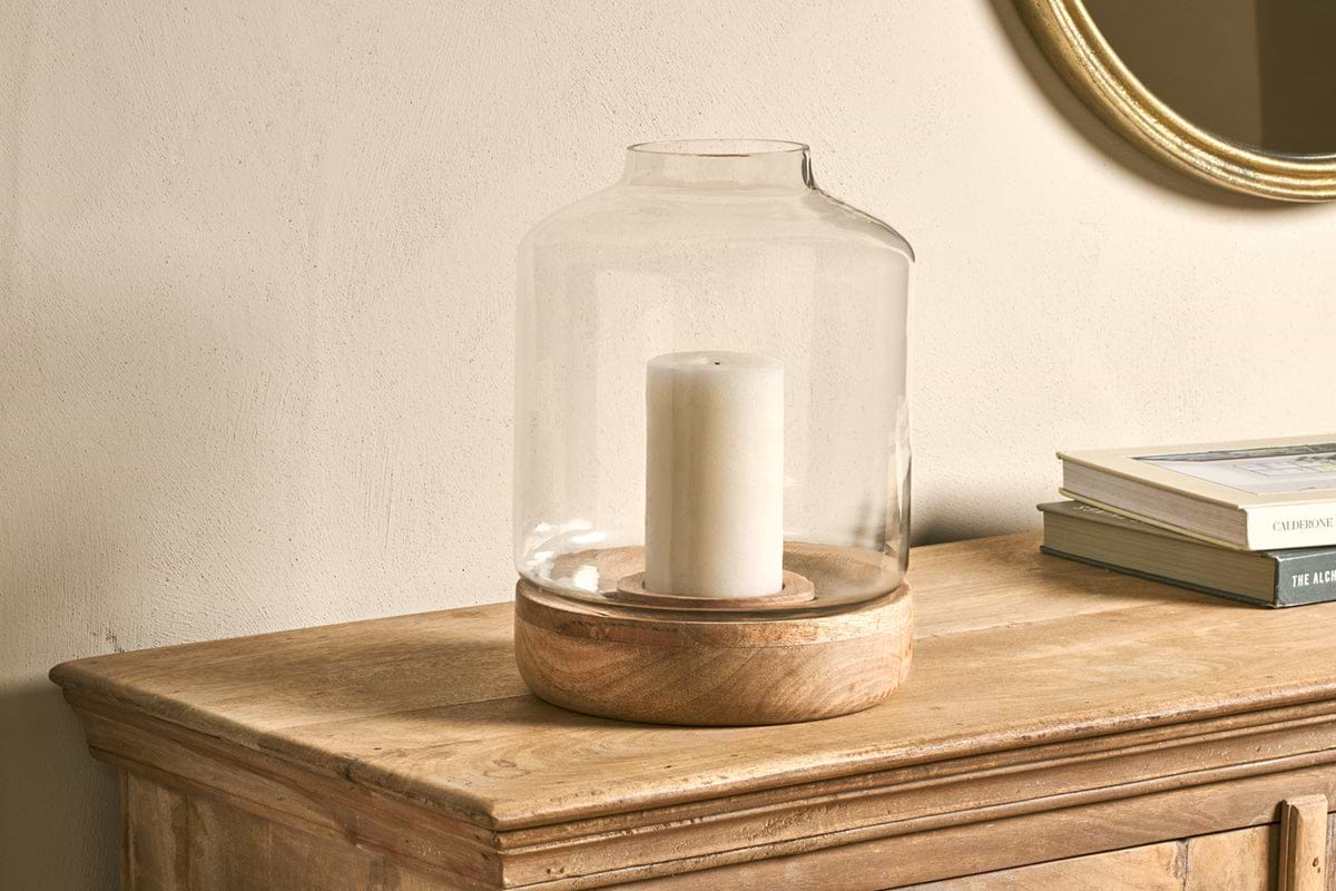 Idha Hurricane Lantern - Tapered-nkuku