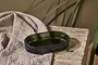 Ilcoso Recycled Hammered Glass Soap Dish - Green-nkuku