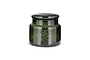 Ilcoso Recycled Hammered Glass Storage Pot - Green-nkuku