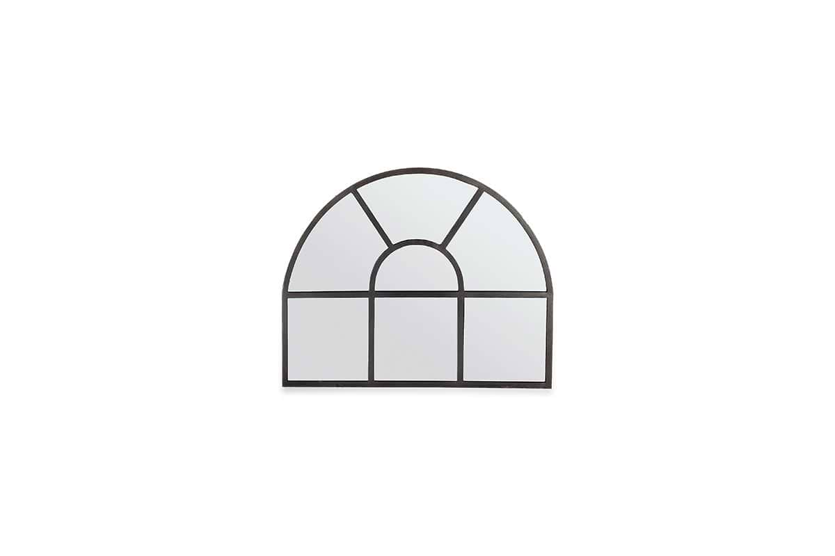 Imoma Iron Overmantle Arch Mirror-nkuku