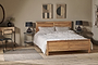 Indali Mango Wood Bed - Natural - King-nkuku