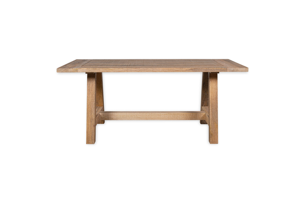 Indali Mango Wood Dining Table - Natural - Large-nkuku