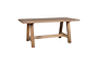 Indali Mango Wood Dining Table - Natural - Large-nkuku