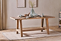 Indali Mango Wood Dining Table - Natural - Large-nkuku