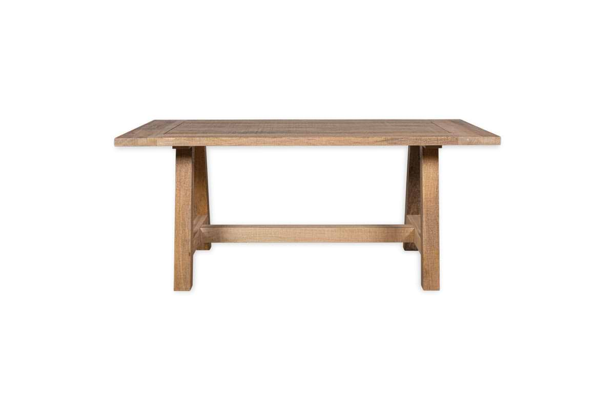 Indali Mango Wood Dining Table - Natural - Small-nkuku