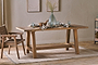 Indali Mango Wood Dining Table - Natural - Small-nkuku