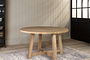 Indali Mango Wood Round Dining Table - Large-nkuku